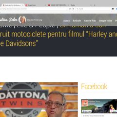Un român a construit motociclete pentru filmul “Harley and the Davidsons”